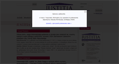 Desktop Screenshot of kwartalnikiustitia.pl